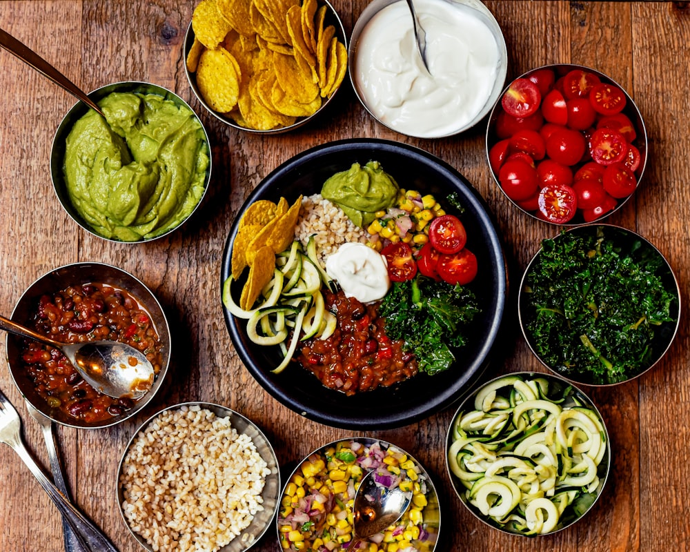 Whole grain pasta with fresh vegetables